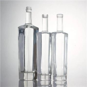 500 ml 750 ml Square Spirits Liquor Glass Bottle